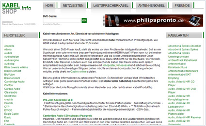 kabel-shop.info - Kabel kaufen